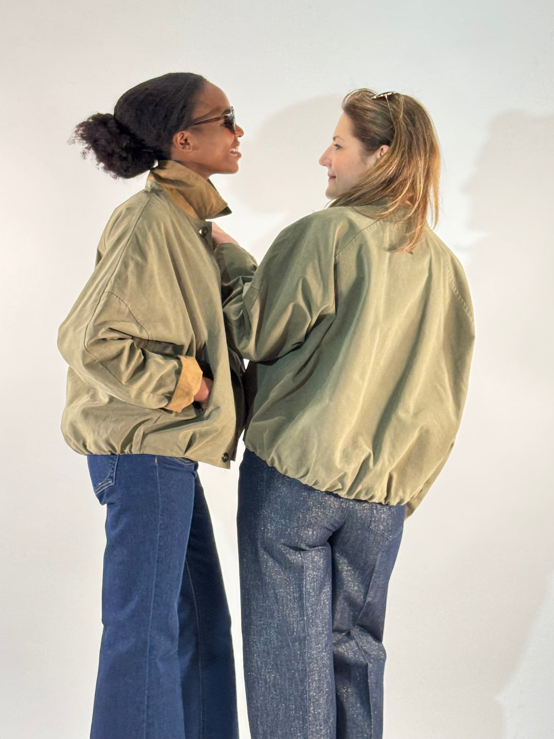 Sommerjacke aus gewachster Baumwolle