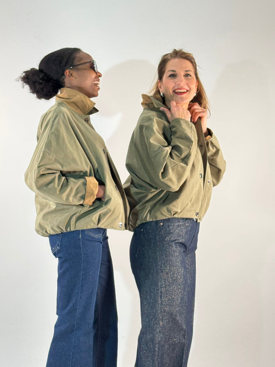 Sommerjacke aus gewachster Baumwolle