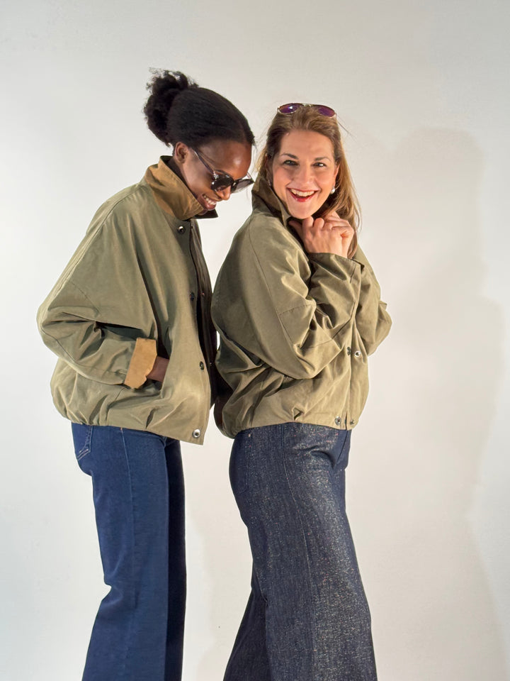 Sommerjacke aus gewachster Baumwolle