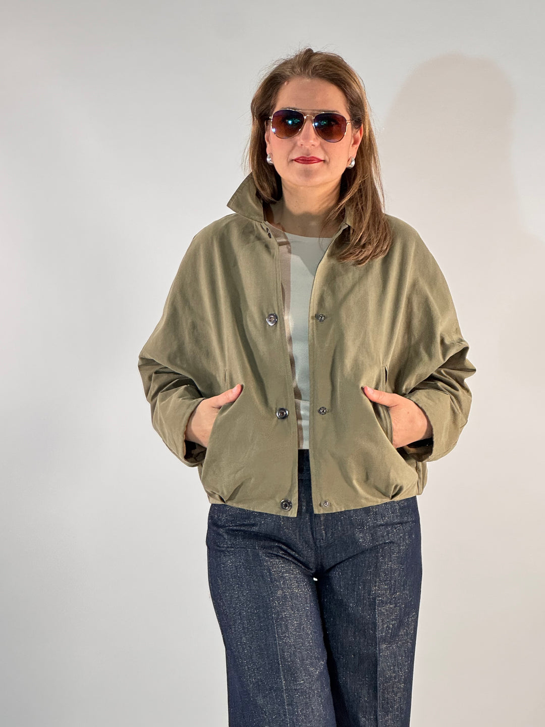 Sommerjacke aus gewachster Baumwolle