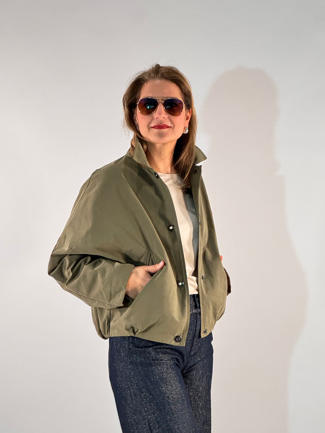 Sommerjacke aus gewachster Baumwolle