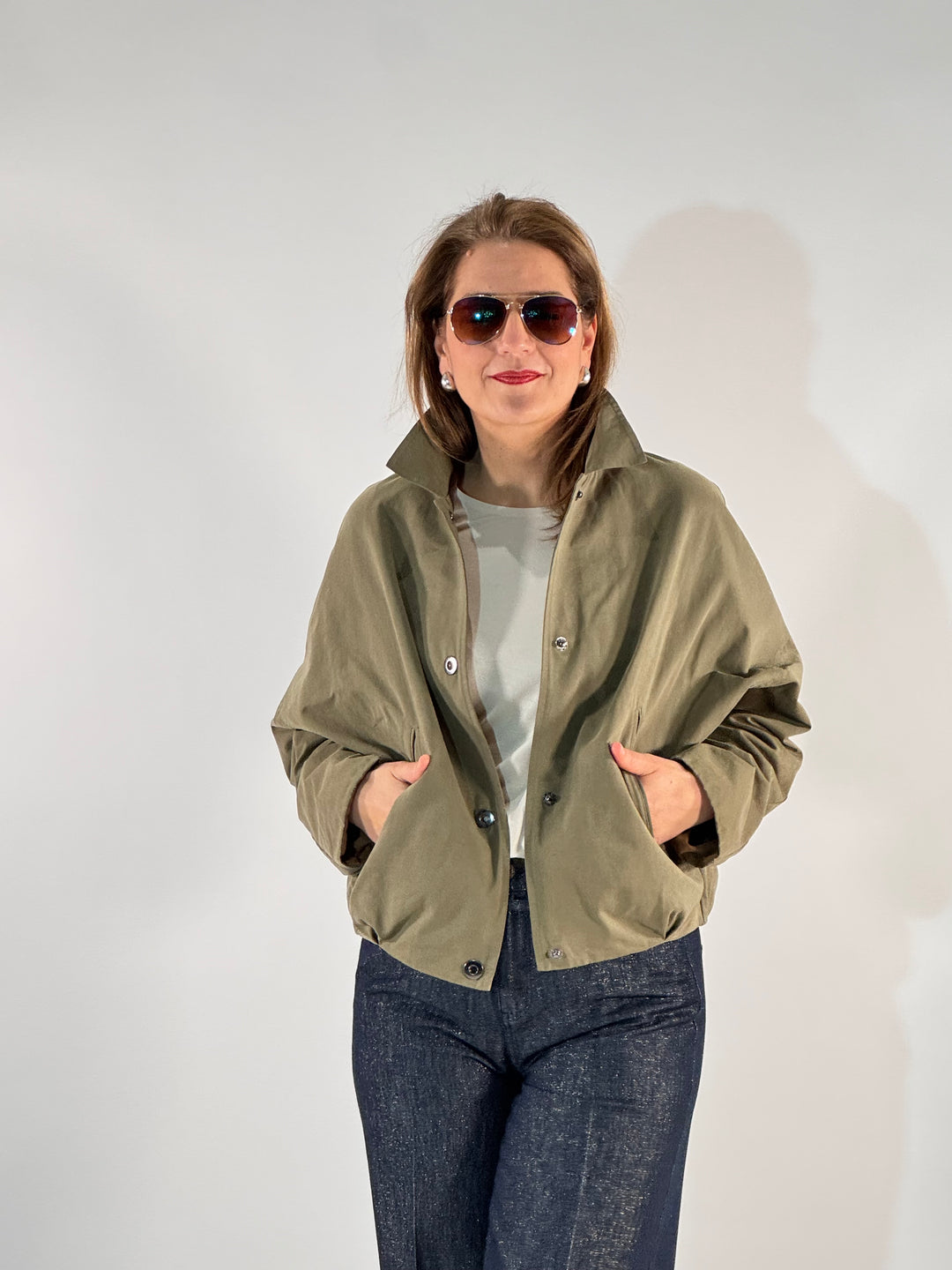 Sommerjacke aus gewachster Baumwolle