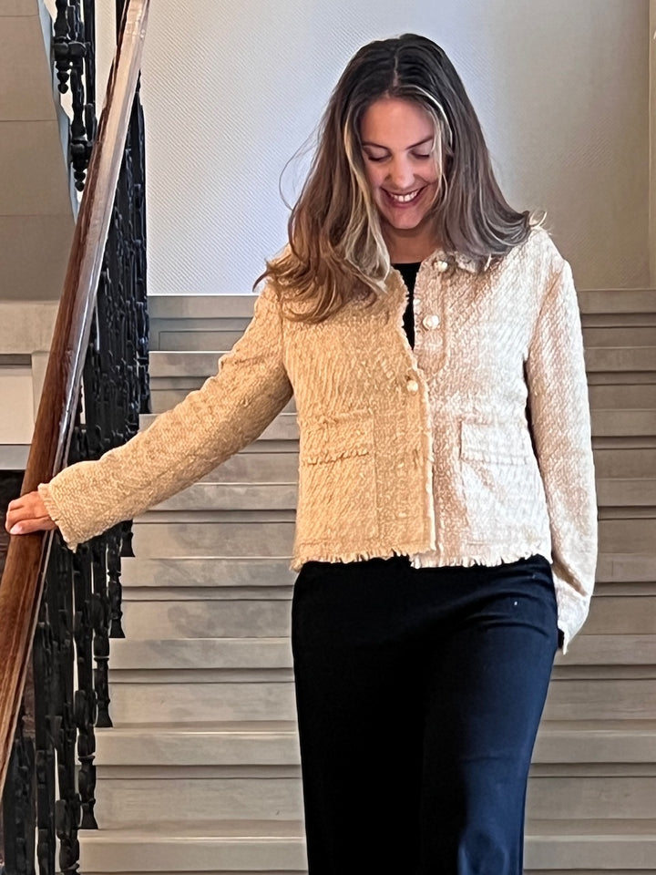 Kasten-Jacke in Bouclé