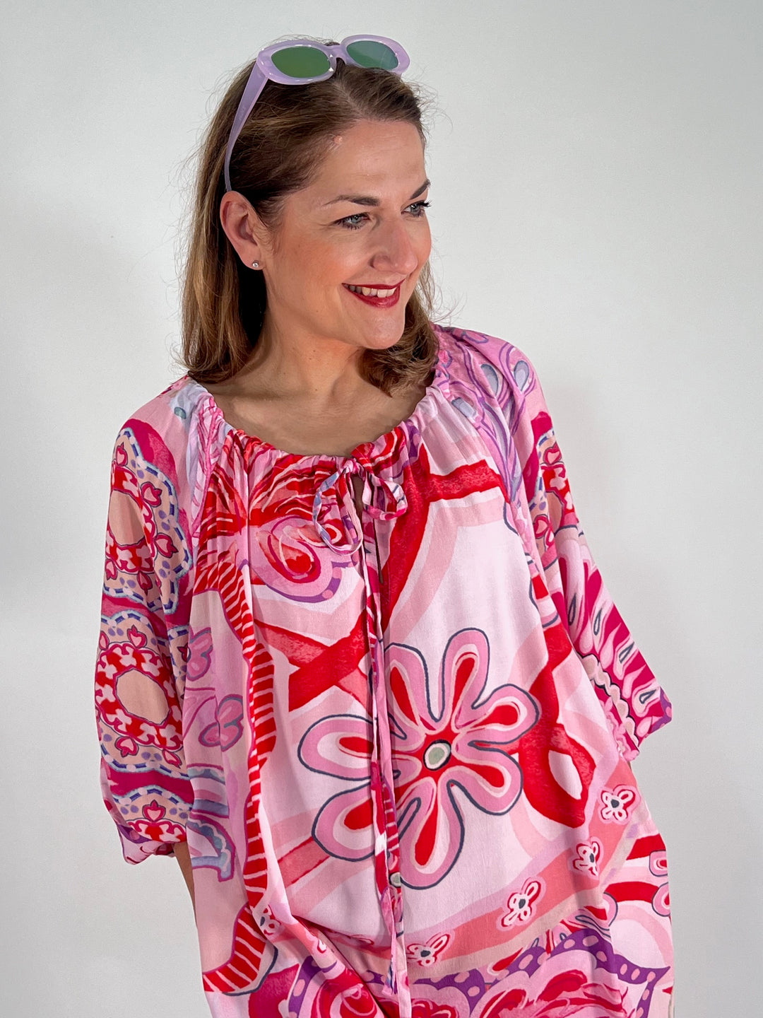 Kleid mit Carmen-Ausschnitt