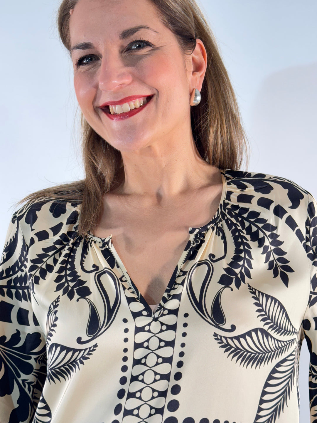 Midi-Sommerkleid in Satin